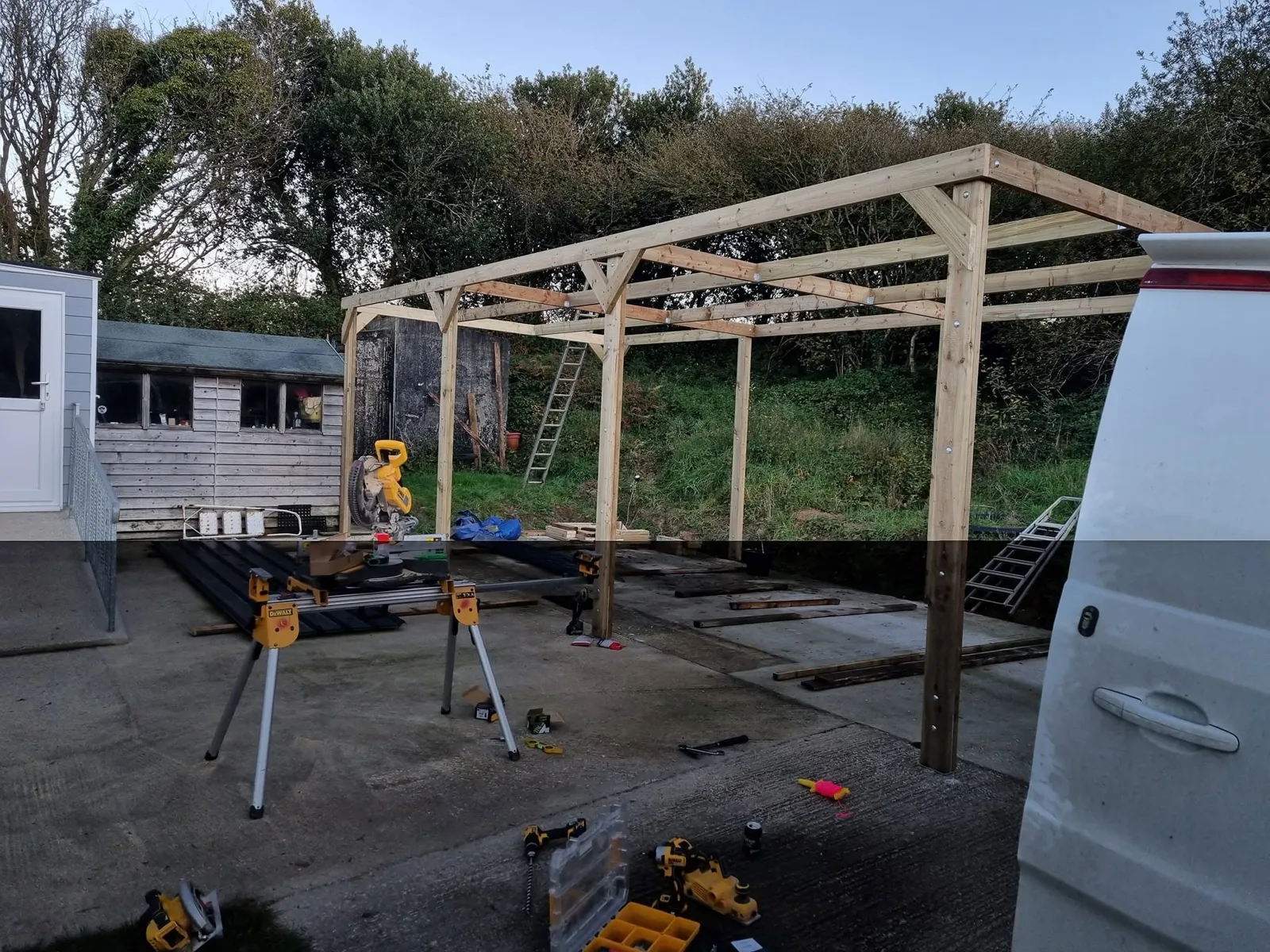MSB Carpentry work, covering Indian Queens