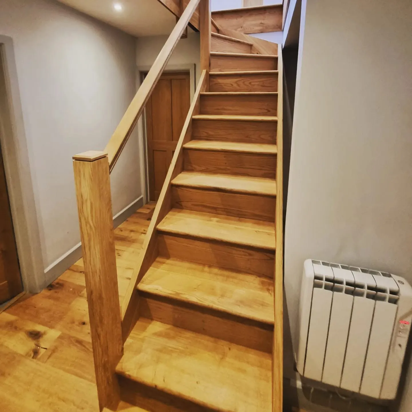 New timber staircase fitted