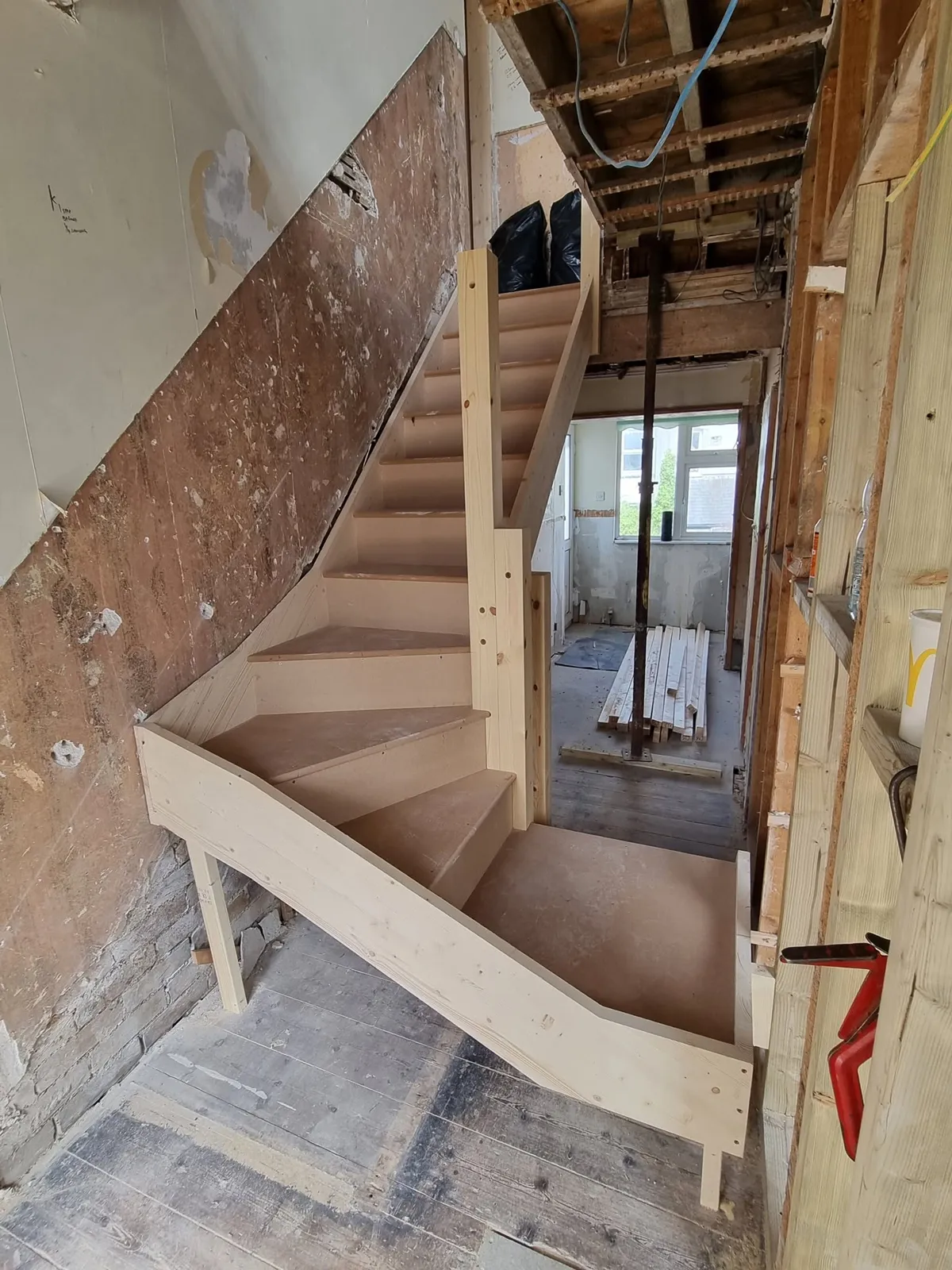 New winder staircase going in