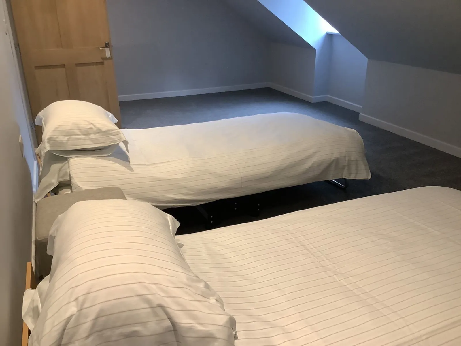 Loft bedroom, finished